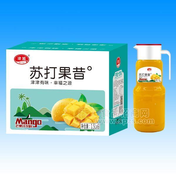 津派苏打果昔 芒果汁饮料1.5Lx6瓶