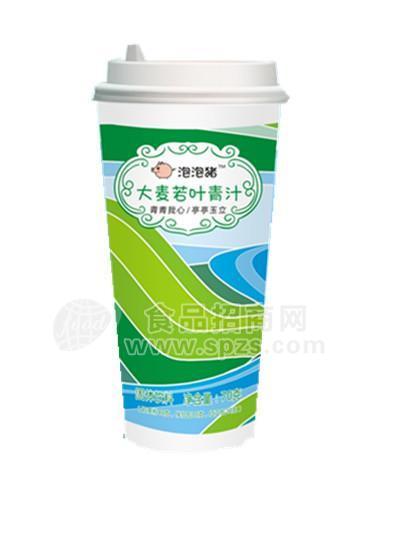 泡泡豬大麥若葉青汁奶茶64g