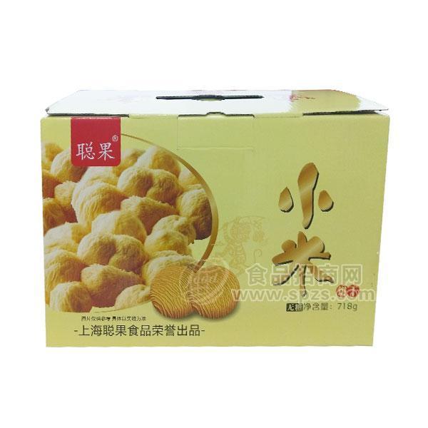 ·聪果小米猴菇饼干烘焙食品无糖718g 