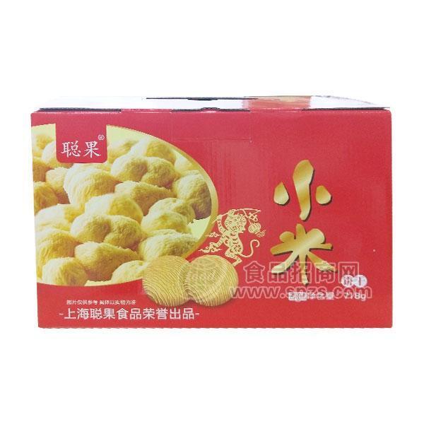 ·聪果小米猴菇饼干原味烘焙食品718g 