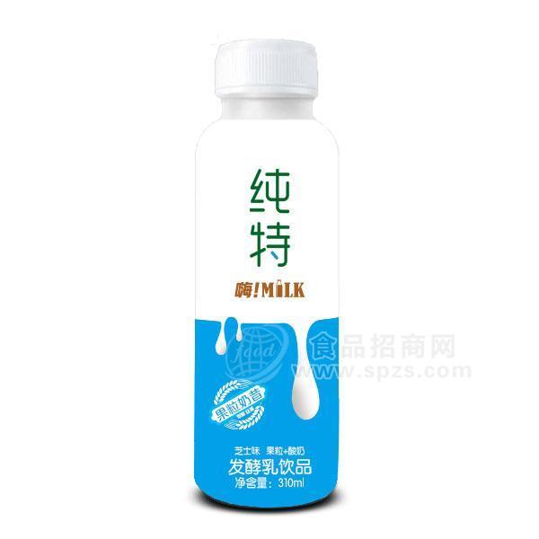 純特發(fā)酵乳飲品芝士味果粒奶昔果粒+酸奶310ml