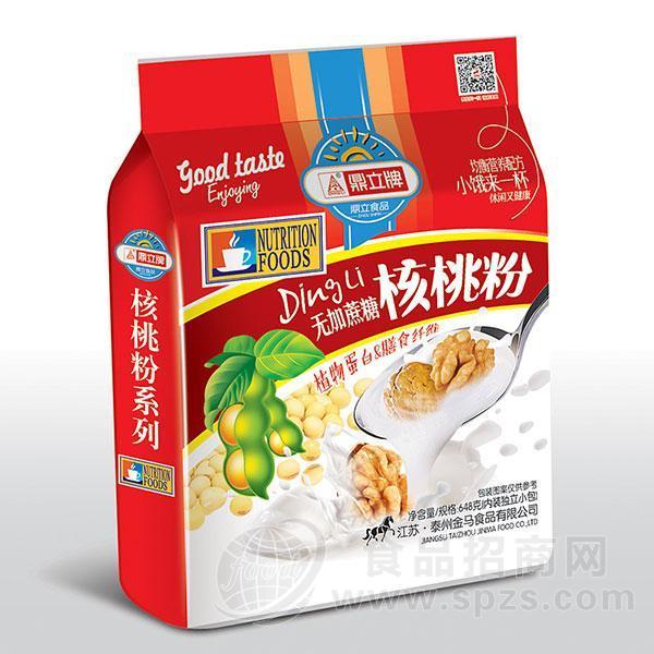 御州园鼎立牌无加蔗糖核桃粉植物蛋白冲调饮料648g