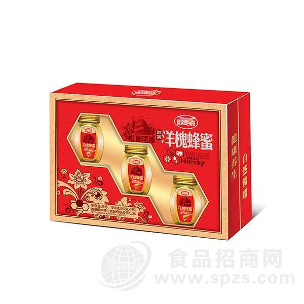 御麦嘉洋槐蜂蜜冲调饮料500gx3瓶