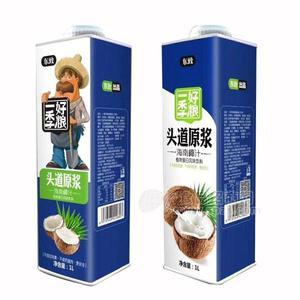 东致 一季好粮头道原浆海南椰汁植物蛋白风味饮料1L