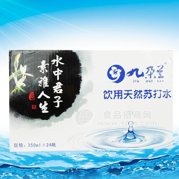 ·九朵兰 饮用天然苏打水350mlx24瓶 