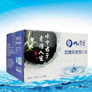 九朵兰苏打水矿泉水350mlx24瓶