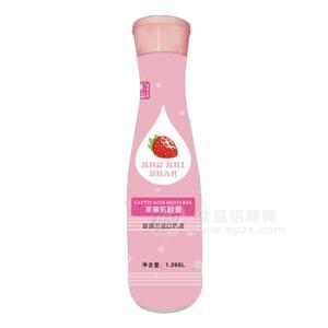 祝枝山草莓乳酸菌饮料乳饮料1.266L
