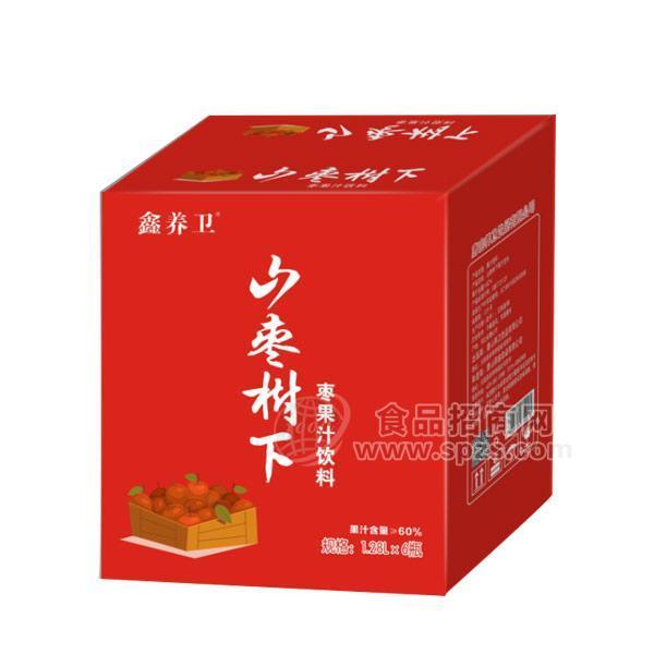 鑫養(yǎng)衛(wèi)山棗樹下新品上市棗果汁飲料1.25Lx6瓶招商2019新品