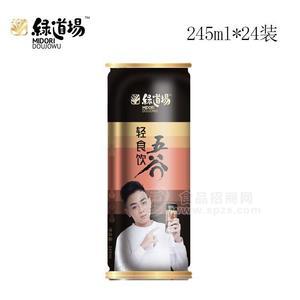 五谷雜糧飲料整箱245ml24罐裝批發(fā)綠道場招商