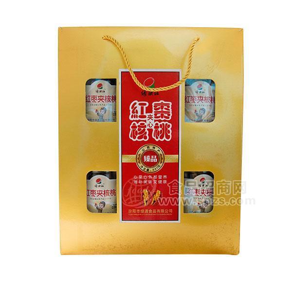 绿映红红枣夹心核桃臻品休闲食品