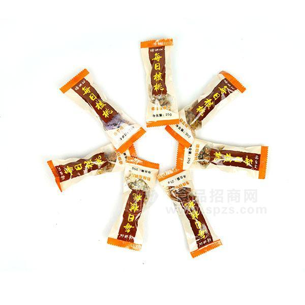 綠映紅每日核桃橙酥核桃仁休閑食品 25g