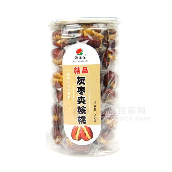 绿映红精品灰枣夹核桃休闲食品 400g