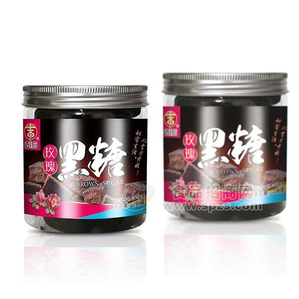 ·吉方 玫瑰黑糖罐装招商236g 