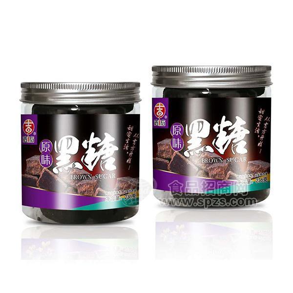 ·吉方 原味黑糖罐装招商236g 