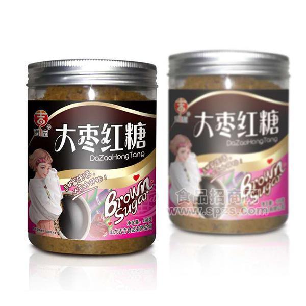 ·吉方 大枣黑糖罐装招商420g 