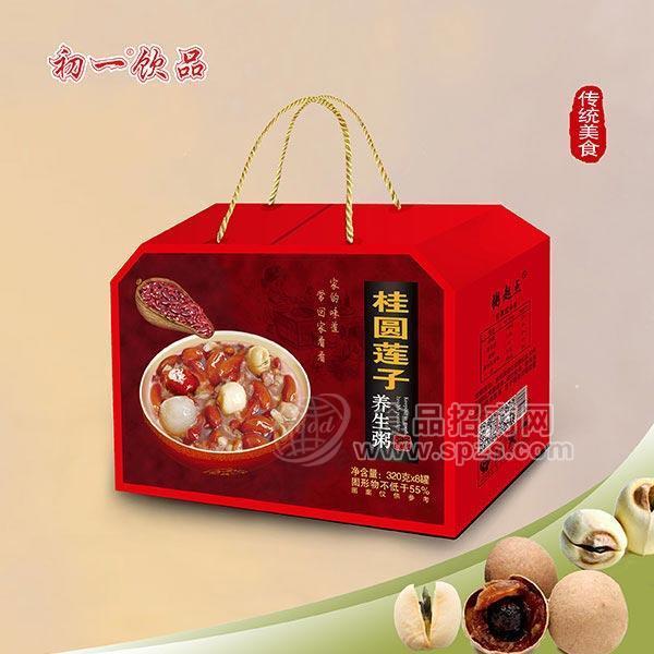 ·粥起点桂圆莲子养生粥礼盒320gx8罐 