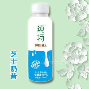 純特芝士味果粒奶昔310ML發(fā)酵酸奶招商果粒+酸奶