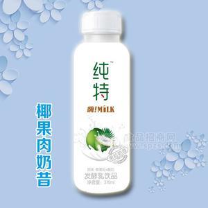 純特椰子牛奶果粒奶昔發(fā)酵酸奶乳310ML