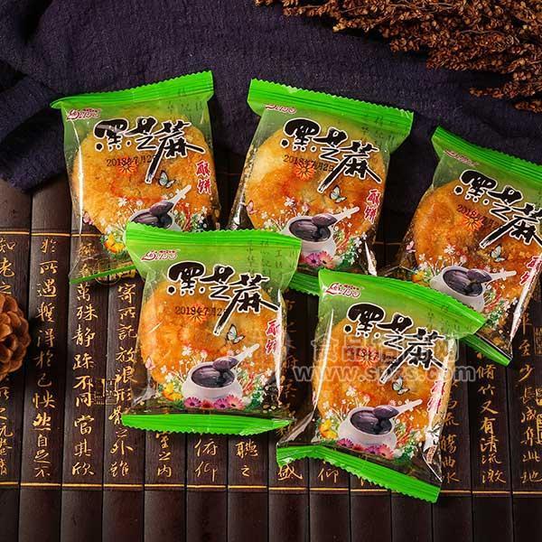 丽波 黑芝麻酥饼 糕点休闲食品招商