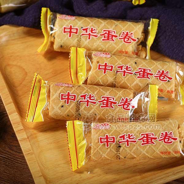 丽波 中华蛋卷糕点休闲食品招商