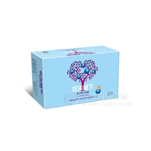 农夫树下 蓝莓果汁饮料 箱装380mlx15瓶 