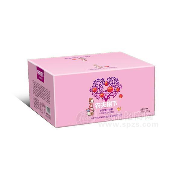 农夫树下 沙果果汁饮料箱装300mlx20瓶 