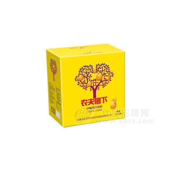 农夫树下沙棘果汁饮料箱装1Lx6瓶 