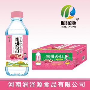 润泽源蜜桃苏打饮料