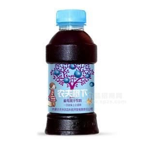 农夫树下 蓝莓果汁饮料380ml
