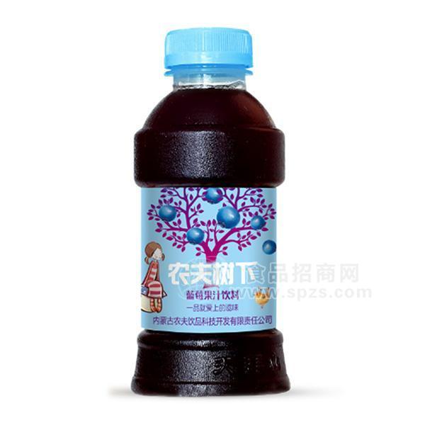 农夫树下 蓝莓果汁饮料380ml 