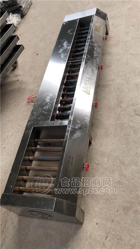 瑞铃达中间火燃气烧烤炉中间管子黑金刚烧烤架烤箱