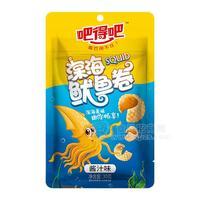 吧得吧深海鱿鱼卷 酱汁味饼干30g