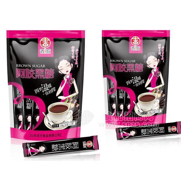 ·吉方阿胶黑糖冲调338g 