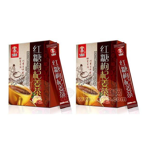 ·吉方红糖枸杞姜茶156g 