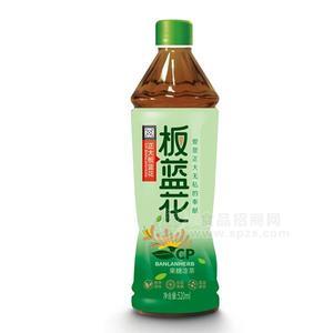 板藍(lán)花果糖涼茶 茶飲料520ml