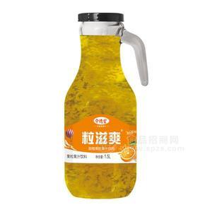 令德堂  粒滋爽甜橙果粒果汁飲料1.5L