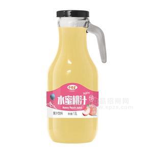 令德堂 水蜜桃汁果汁飲料1.5L