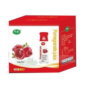 中跃石榴汁饮料果汁饮料1Lx6瓶