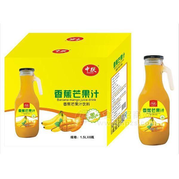 中躍香蕉芒果汁飲料1.5Lx6瓶