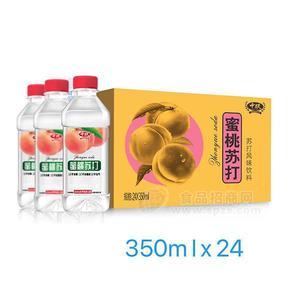 中躍蜜桃蘇打風味飲料350mlx24