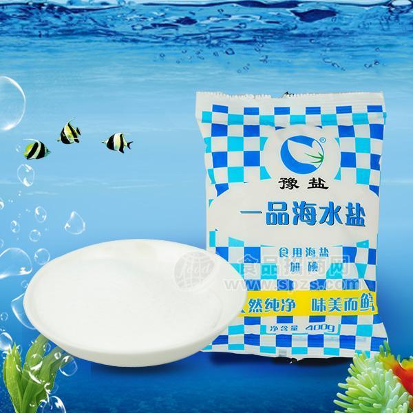 豫鹽 一品海水鹽食用加碘海鹽400g