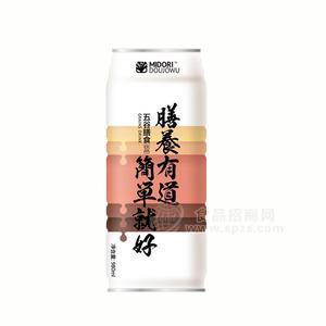 開蓋即飲五谷雜糧飲料980ml6瓶裝綠道場招商招商