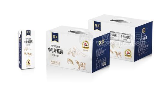 金義中老年高鈣牛奶堅果牛奶100%無糖