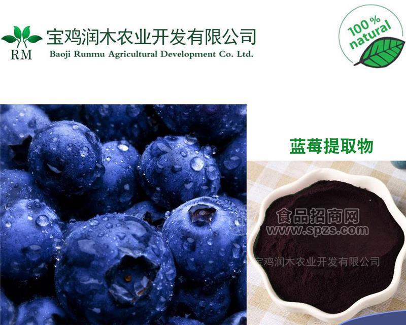宝鸡润木     蓝莓提取物花青素25%（国标）  深紫色粉末