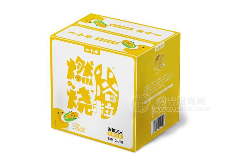 ·燃烧小谷粒 香甜玉米谷物饮料 含有膳食纤维植物饮料1250g*6瓶 
