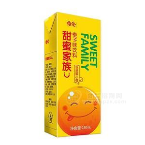 怡倫 甜蜜家族橙子味飲料250ml