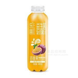 乐朋 百香果汁 益生菌复合果汁480ml