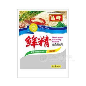 晶峰鮮精復(fù)合調(diào)味料500g真味到鮮濃雞精