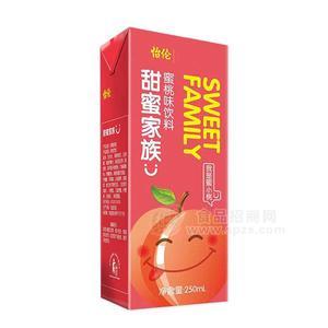 怡倫 甜蜜家族蜜桃味飲料250ml