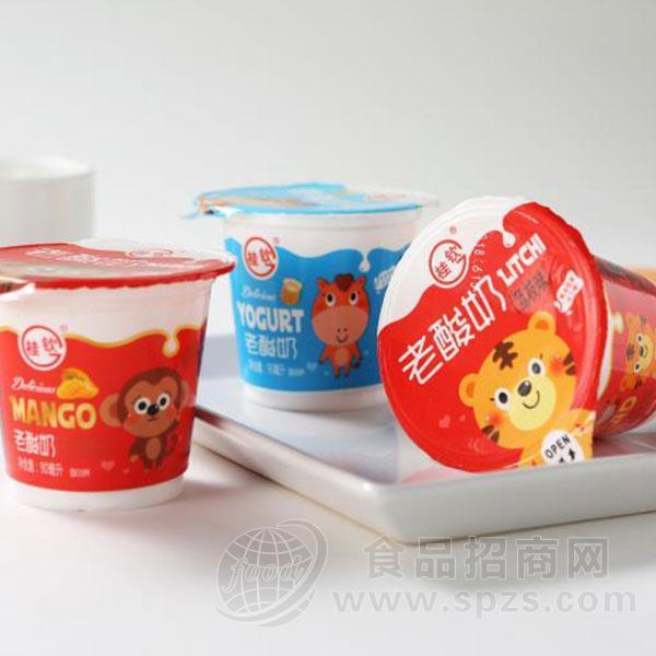 桂钦 老酸奶风味饮料招商90ml